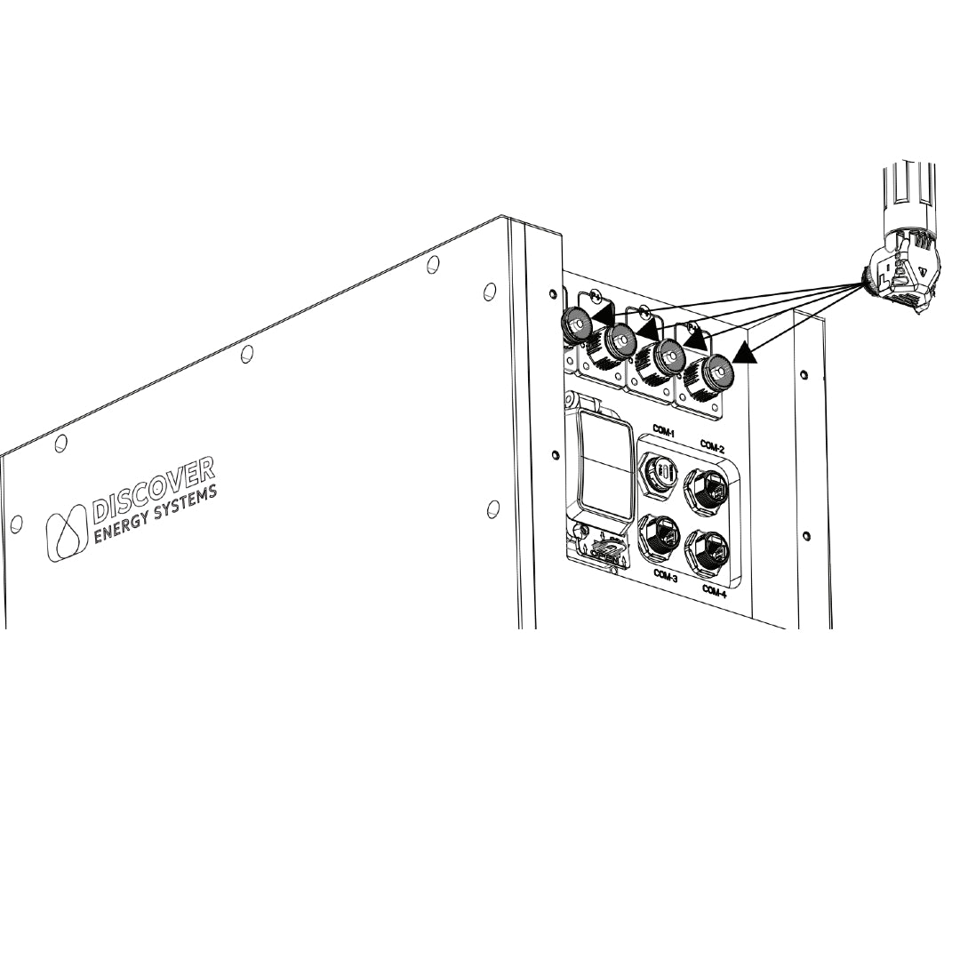 DISCOVER HELIOS BATTERY CABLE TERMINAL (NO CABLES)