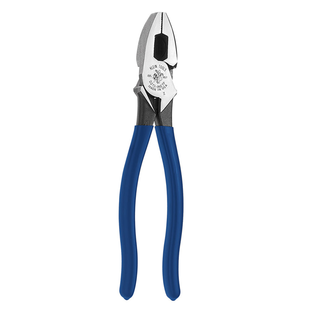 KLEIN D213-9NETP LINEMANS FISH TAPE PULLING PLIERS DARK BLUE 9 INCH