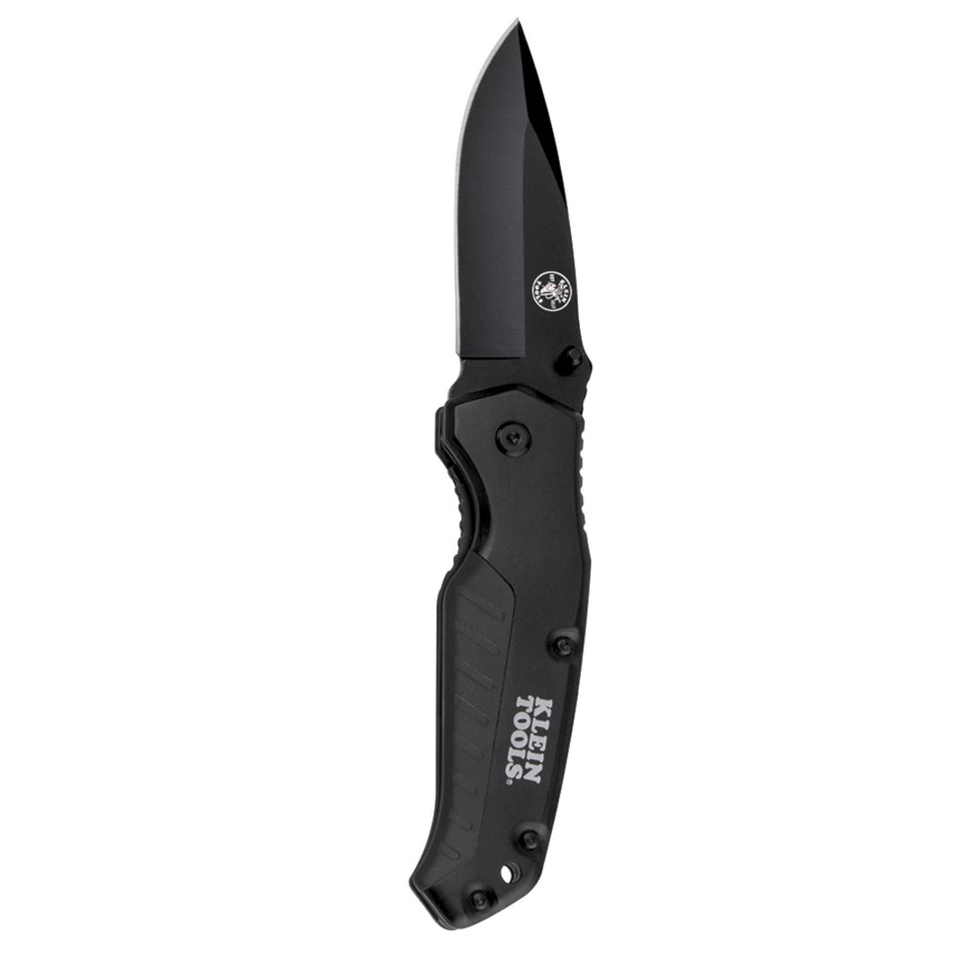 KLEIN 44220 POCKET KNIFE BLACK 3-1/2 INCH BLADE